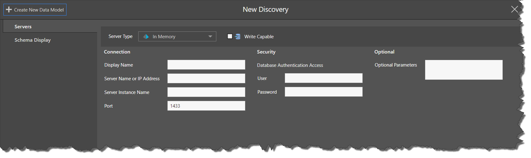 Quick Model on a Database