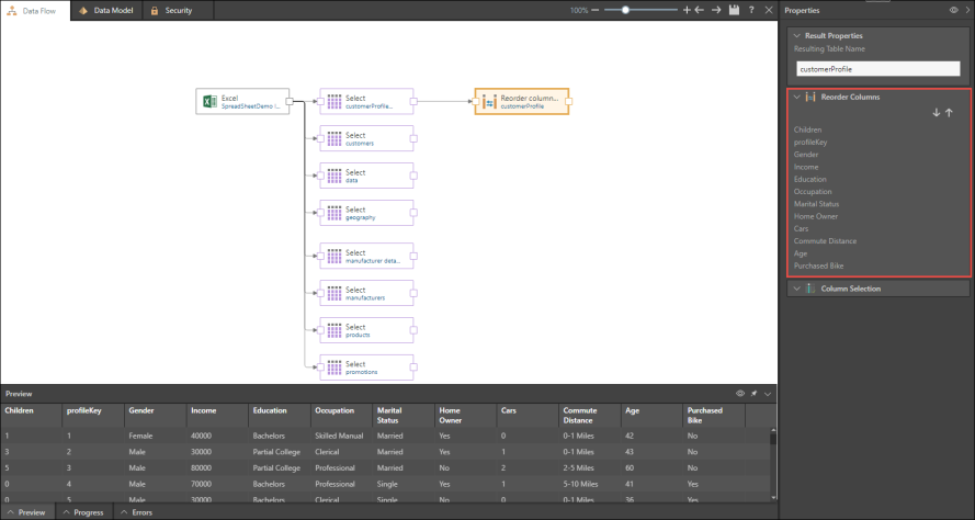 Column Operations