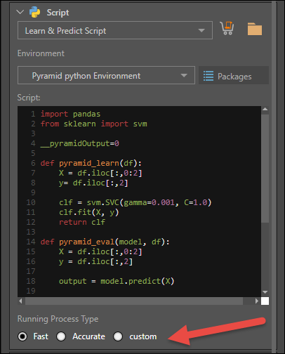 Python Learn and Predict Examples