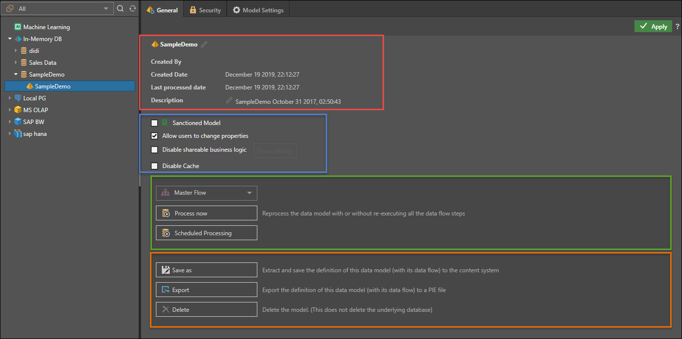 Data Model Management (Admin)