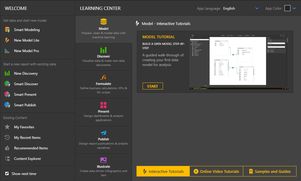 Tutorial Learning Center Graphics Quick Start and Learning Center