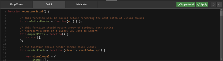 Custom Visualizations