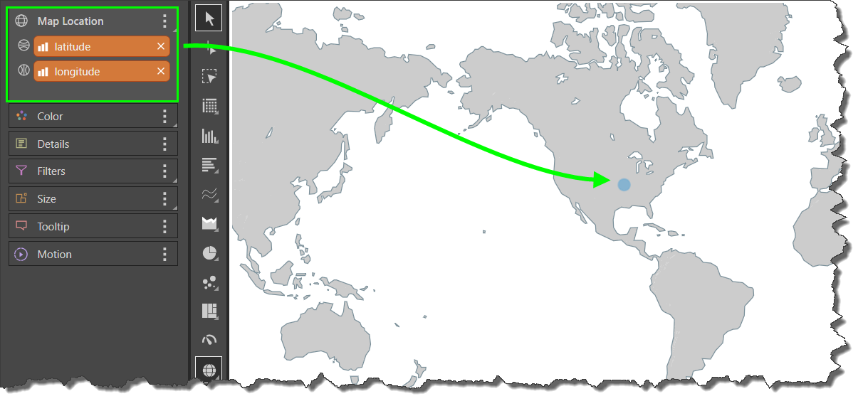 Geo Drop Examples Map Location / Shape Drop Zone