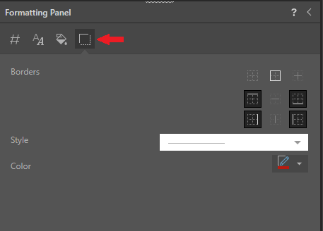 Cell Formatting