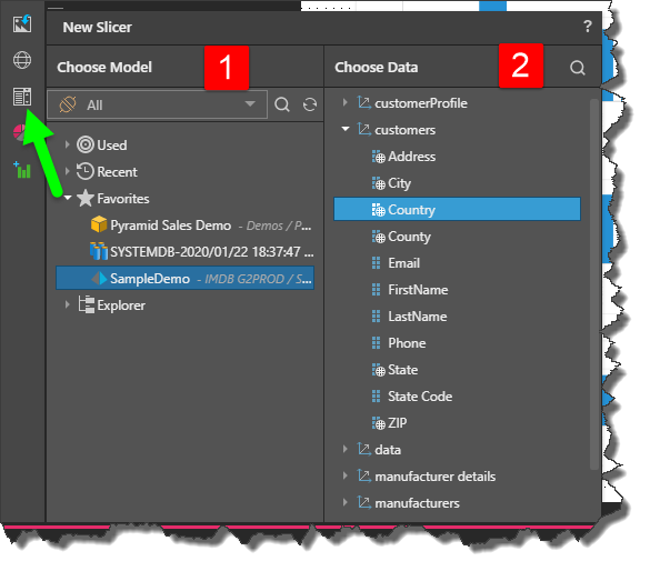 Slicer Menu New Quick Slicer