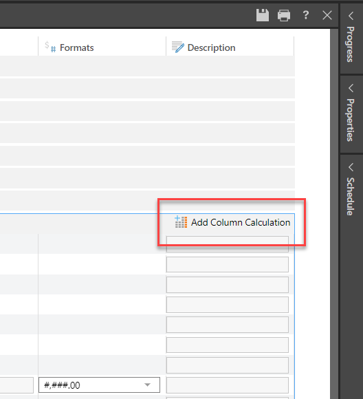 Virtual Column Calculations